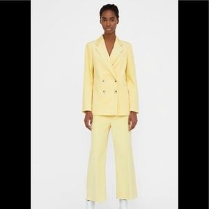 Zara Yellow Corduroy Jacket / Blazer